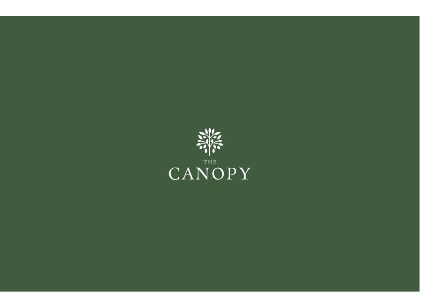 The Canopy brochure cover